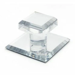 Barton Kramer 1 in. Self Adhesive Acrylic Mirror Pull Knob