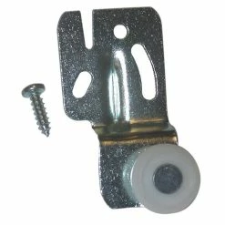 Barton Kramer 1/2 in. Mill Steel Offset Closet Door Hanger (2-Pack)