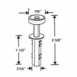 Barton Kramer 7/8 in. Wheel Guide for Bi-Fold Doors -Barton Kramer Shop barton kramer door rollers 383 c3 1000