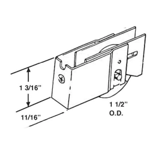 Barton Kramer Door Roller for Sliding Glass Doors 4 Barton Kramer Door Roller for Sliding Glass Doors - Image 2