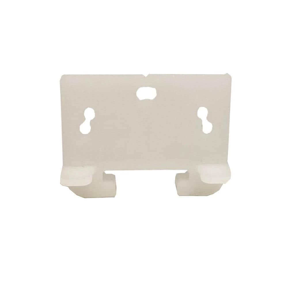 Barton Kramer 1-5/16 in. White Plastic Drawer Track Guide (2-Pack) 3 Barton Kramer 1-5/16 in. White Plastic Drawer Track Guide (2-Pack)
