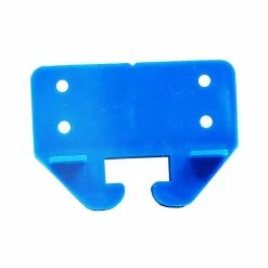 Barton Kramer 0.75 in. Blue Plastic Drawer Track Guide (2-Pack)