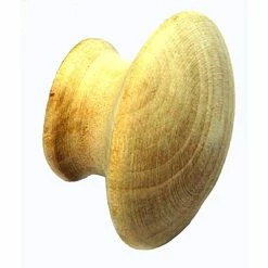 Barton Kramer 1-3/4 in. Wood Knob for Closet Door (2 per Pack)