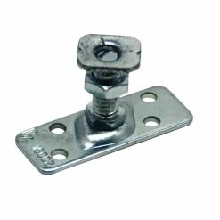 Barton Kramer 0.75 in. Steel Pocket Door Roller Top Mount Bracket
