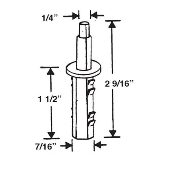 Barton Kramer Bi-Fold Closet Door Top Pivot Bracket 4 Barton Kramer Bi-Fold Closet Door Top Pivot Bracket - Image 2