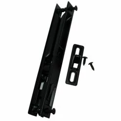 Barton Kramer Dark Bronze Flush-Mounted Sliding Patio Door Lock