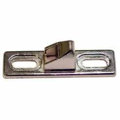Barton Kramer 2-3/4 in. x 3/4 in. Chrome-Plated Patio Door Keeper