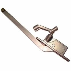 Barton Kramer 9 in. Left-Hand Silver Casement Window Operator