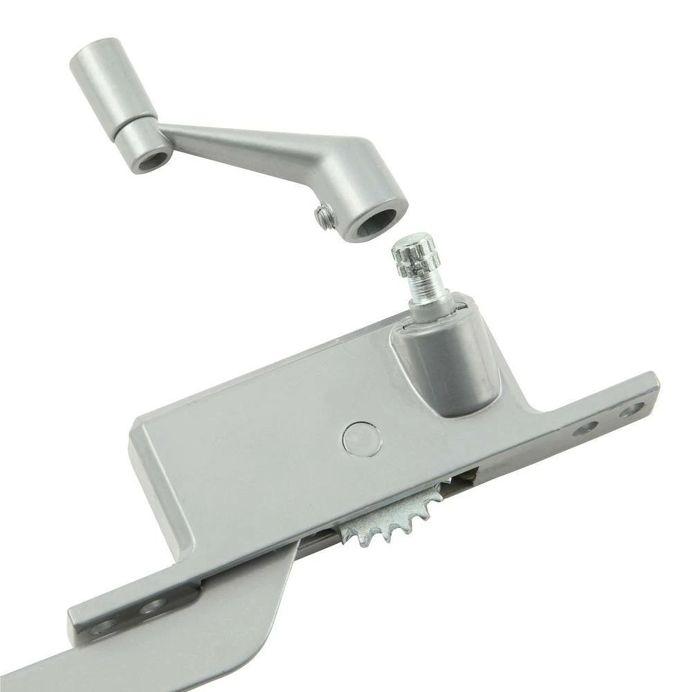 Barton Kramer 9 in. Left-Hand Silver Casement Window Operator 4 Barton Kramer 9 in. Left-Hand Silver Casement Window Operator - Image 2