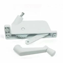 Barton Kramer Keller/PGT 2-3/8 in. White Aluminum Left-Hand Awning Window Operator