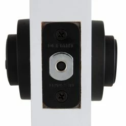 Defiant Matte Black Contemporary Round Double Cylinder Deadbolt 16 Defiant Matte Black Contemporary Round Double Cylinder Deadbolt -Barton Kramer Shop defiant deadbolts 32da1xk2 4f 1000