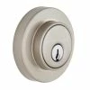Defiant Contemporary Round Satin Nickel Single Cylinder Deadbolt -Barton Kramer Shop defiant deadbolts 32dc5x21 64 1000