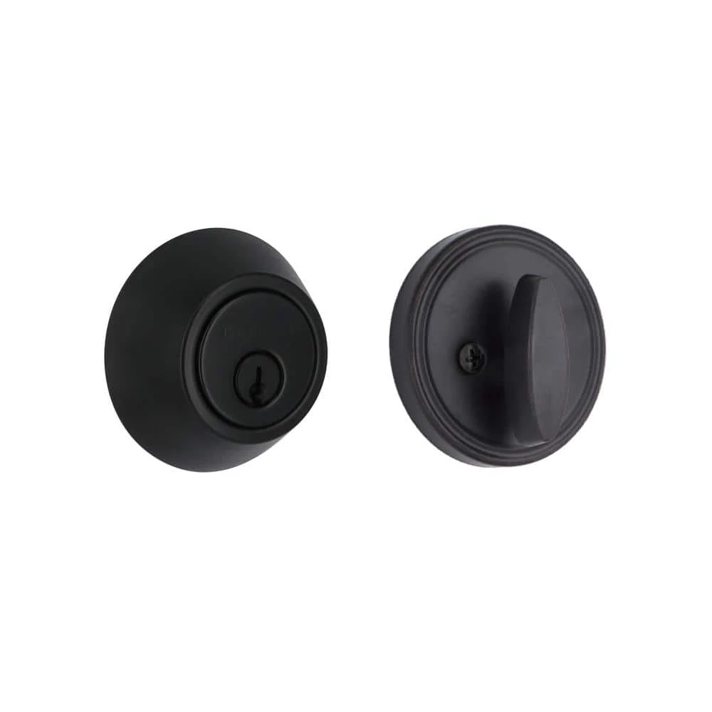 Defiant Matte Black Single Cylinder Deadbolt 3 Defiant Matte Black Single Cylinder Deadbolt