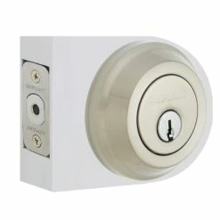 Defiant Satin Nickel Low Profile Double Cylinder Deadbolt 10 Defiant Satin Nickel Low Profile Double Cylinder Deadbolt -Barton Kramer Shop defiant deadbolts dc1x22 c3 1000