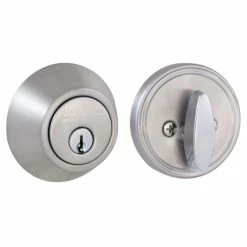 Defiant Single Cylinder Stainless Steel Deadbolt