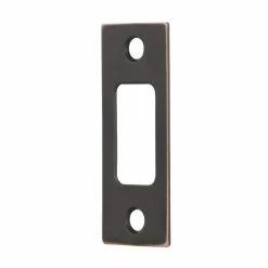 Defiant 2-3/4 in. Aged Bronze Deadbolt Strike -Barton Kramer Shop defiant door lock accessories 70122 40 1000