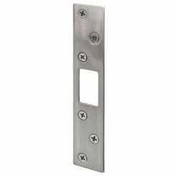 Defiant 5-7/8 in. Satin Nickel Deadbolt Strike