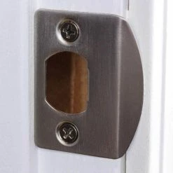 Defiant Satin Nickel Latch Strike (2 per Pack) -Barton Kramer Shop defiant door lock accessories 70262 a0 1000