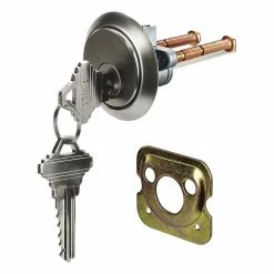 Defiant Satin Nickel Schlage Rim Cylinder