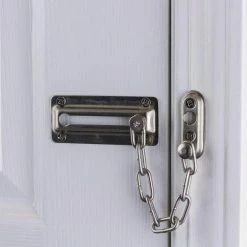 Defiant Satin Nickel Chain Door Guard -Barton Kramer Shop defiant door lock accessories 70482 1d 1000