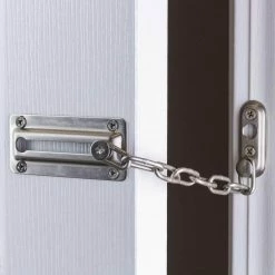 Defiant Satin Nickel Chain Door Guard -Barton Kramer Shop defiant door lock accessories 70482 66 1000
