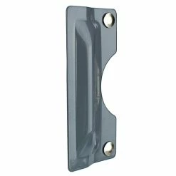 Defiant 3 in. x 7 in. Gray Latch Shield