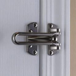 Defiant Satin Nickel Door Security Guard -Barton Kramer Shop defiant door lock accessories 70612 1d 1000