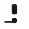 Defiant Castle Matte Black Touchpad Single Cylinder Deadbolt with Tonbridge Handle Combo Pack -Barton Kramer Shop defiant door lock combo packs 32md6x9c1cb 64 1000
