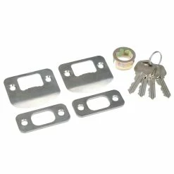 Defiant Brandywine Single Cylinder Entry Stainless Steel Project Pack -Barton Kramer Shop defiant door lock combo packs b86l1d 1d 1000
