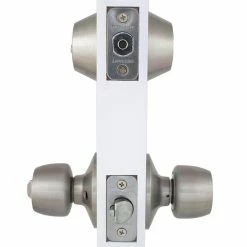 Defiant Brandywine Stainless Steel Entry Knob and Double Cylinder Deadbolt Combo Pack -Barton Kramer Shop defiant door lock combo packs b86l2b 1f 1000