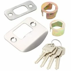 Defiant Brandywine Stainless Steel Entry Knob and Double Cylinder Deadbolt Combo Pack -Barton Kramer Shop defiant door lock combo packs b86l2b 76 1000