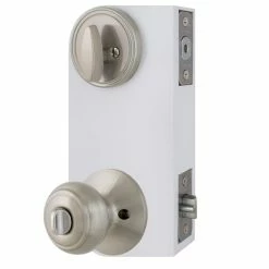 Defiant Hartford Satin Nickel Single Cylinder Keyed Entry Project Pack -Barton Kramer Shop defiant door lock combo packs bgx2l1bd 44 1000