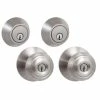 Defiant Hartford Satin Nickel Single Cylinder Keyed Entry Project Pack -Barton Kramer Shop defiant door lock combo packs bgx2l1bd 64 1000