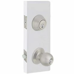 Defiant Simple Series Ball Stainless Steel Keyed Entry Door Knob with Single Cylinder Deadbolt Combo Pack 11 Defiant Simple Series Ball Stainless Steel Keyed Entry Door Knob with Single Cylinder Deadbolt Combo Pack -Barton Kramer Shop defiant door lock combo packs evbw6b91b c3 1000