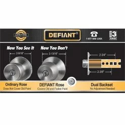 Defiant Naples Aged Bronze Entry Handle and Single Cylinder Deadbolt Combo Pack 13 Defiant Naples Aged Bronze Entry Handle and Single Cylinder Deadbolt Combo Pack -Barton Kramer Shop defiant door lock combo packs myex7l1b 40 1000