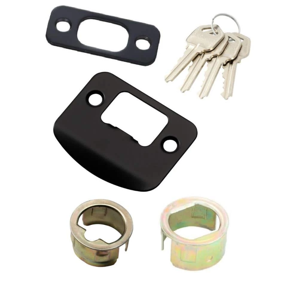 Defiant Naples Aged Bronze Entry Handle and Single Cylinder Deadbolt Combo Pack 11 Defiant Naples Aged Bronze Entry Handle and Single Cylinder Deadbolt Combo Pack - Image 9