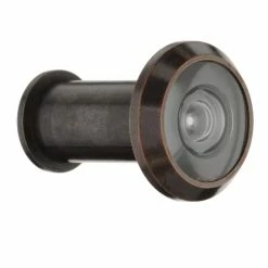 Defiant Aged Bronze 200 Degree Door Viewer -Barton Kramer Shop defiant door peepholes 70532 40 1000