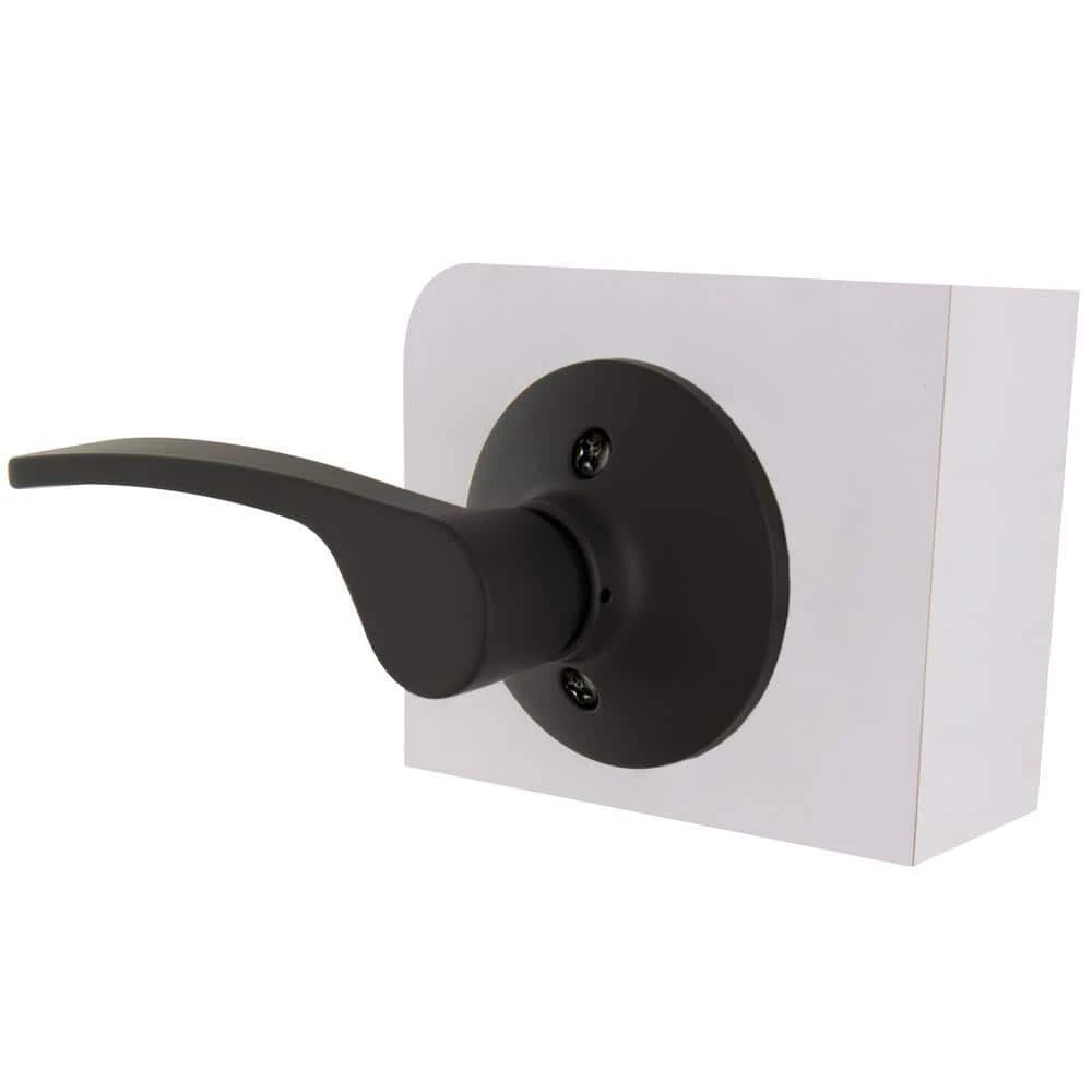 Defiant Kensington Matte Black Left Handed Dummy Door Lever (2-Pack) 4 Defiant Kensington Matte Black Left Handed Dummy Door Lever (2-Pack) - Image 2