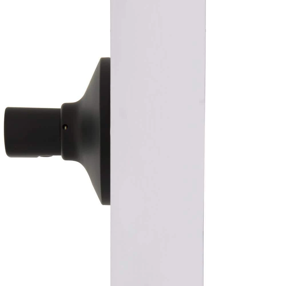 Defiant Zacoti Matte Black Left Handed Dummy Door Lever (2-Pack) 5 Defiant Zacoti Matte Black Left Handed Dummy Door Lever (2-Pack) - Image 3