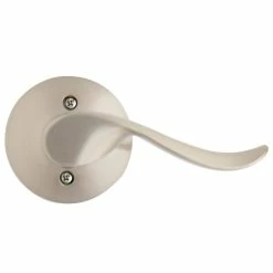 Defiant Burgundy Satin Nickel Right Handed Dummy Door Lever
