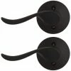 Defiant Burgundy Matte Black Left Handed Dummy Door Lever (2-Pack) -Barton Kramer Shop defiant dummy door handles 32ld5x904bld2 64 1000