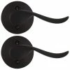 Defiant Burgundy Matte Black Right Handed Dummy Lever (2-Pack) -Barton Kramer Shop defiant dummy door handles 32ld5x904brd2 64 1000