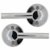 Defiant Highland Bright Chrome Dummy Door Lever with Round Rose (2-Pack) -Barton Kramer Shop defiant dummy door handles 32ld8204cd2 64 1000