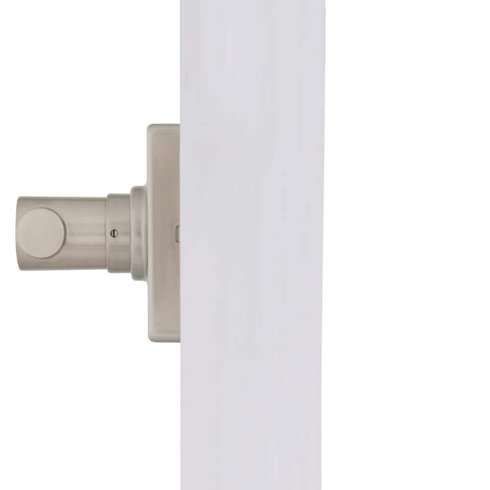 Defiant Highland Satin Nickel Dummy Door Lever with Square Rose (2-Pack) 5 Defiant Highland Satin Nickel Dummy Door Lever with Square Rose (2-Pack) - Image 3