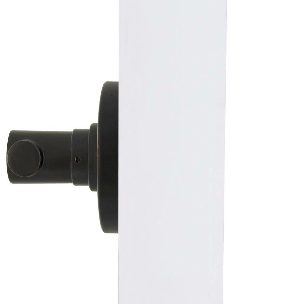 Defiant Highland Aged Bronze Dummy Door Lever with Round Rose (2-Pack) 5 Defiant Highland Aged Bronze Dummy Door Lever with Round Rose (2-Pack) - Image 3