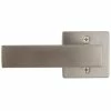 Defiant Westwood Satin Nickel Dummy Door Lever with Square Rose -Barton Kramer Shop defiant dummy door handles 32lp1x204a 64 1000