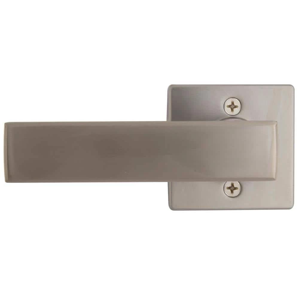 Defiant Westwood Satin Nickel Dummy Door Lever with Square Rose 3 Defiant Westwood Satin Nickel Dummy Door Lever with Square Rose