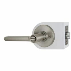 Defiant Tonbridge Satin Nickel Entry Door Handle with Round Rose 17 Defiant Tonbridge Satin Nickel Entry Door Handle with Round Rose -Barton Kramer Shop defiant entry door handles 32ld6x200c 44 1000