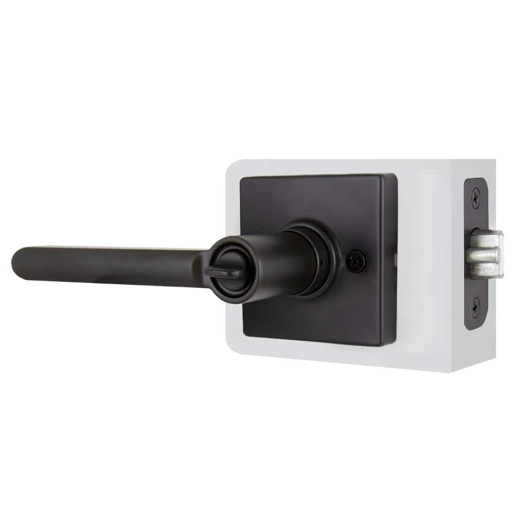 Defiant Tonbridge Matte Black Keyed Entry Door Handle with Square Rose 8 Defiant Tonbridge Matte Black Keyed Entry Door Handle with Square Rose - Image 6