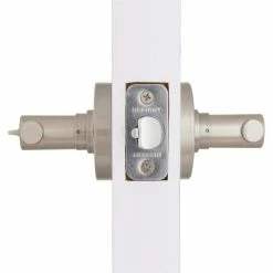 Defiant Highland Satin Nickel Keyed Entry Door Handle with Round Rose -Barton Kramer Shop defiant entry door handles 32ld8x200c 4f 1000